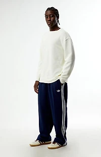 adidas Navy Baggy Three Stripe Track Pants