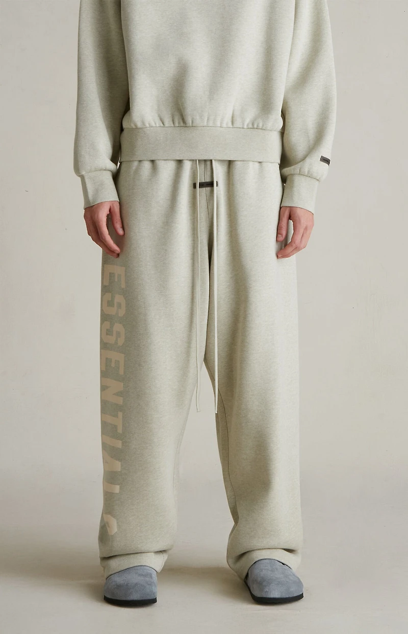 Fear of God ESSENTIALS Heather Stone Lounge Fleece Baggy Sweatpants