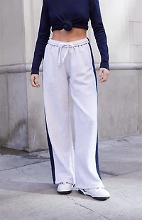 John Galt Heather Grey Side Stripe Anastasia Sweatpants
