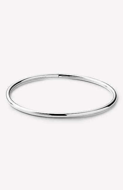Ana Luisa Carter 3mm Silver Bangle Bracelet