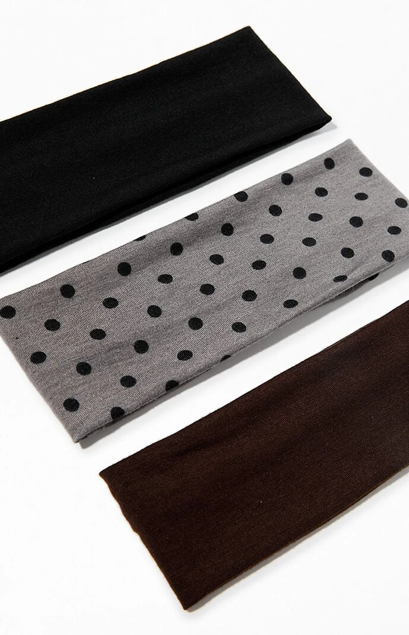 Pacsun 3 Pack Soft Headbands