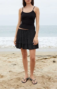 John Galt Black Basic Tank Top