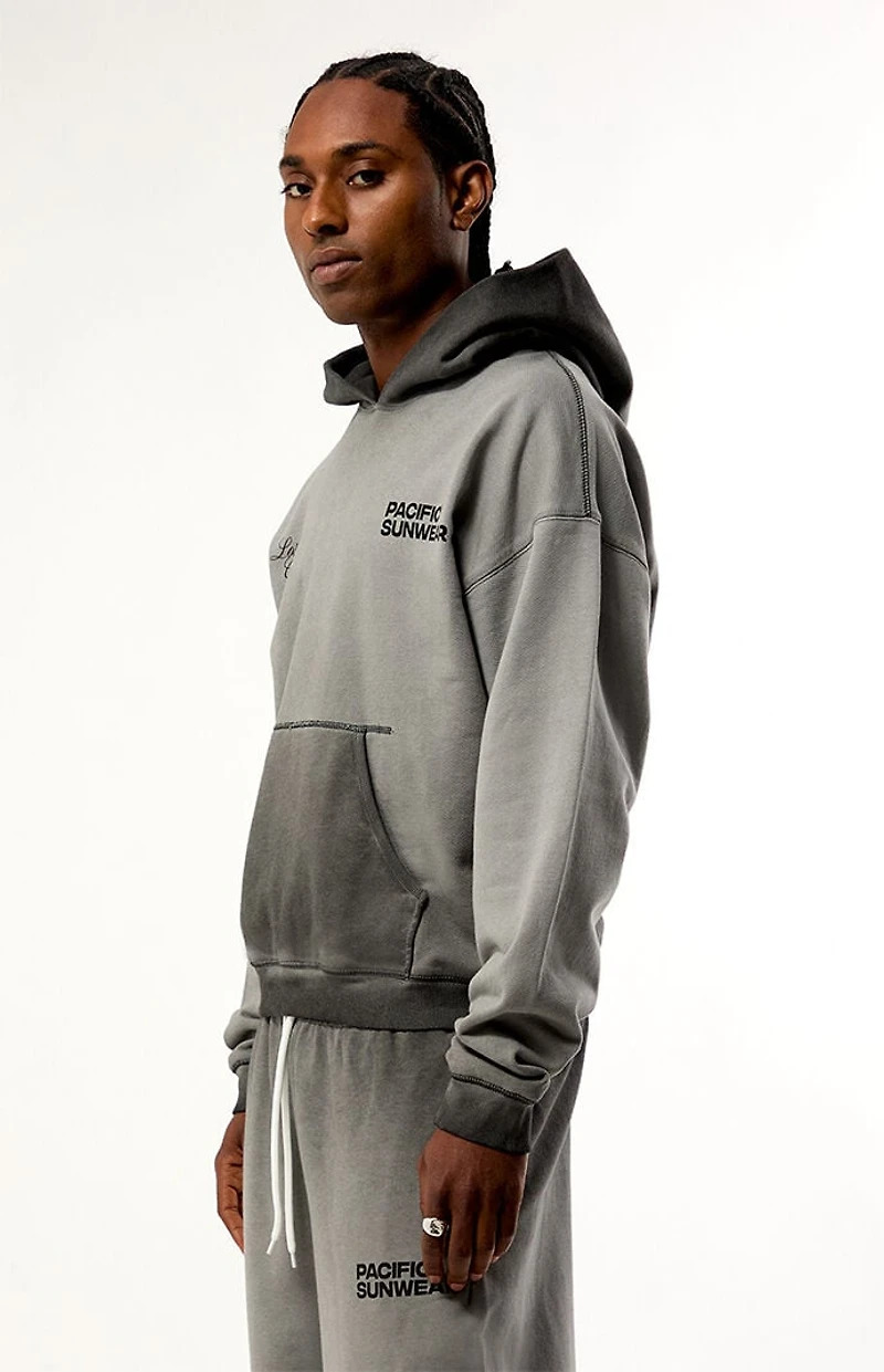 Pacsun Charcoal Terrain Heavyweight Hoodie