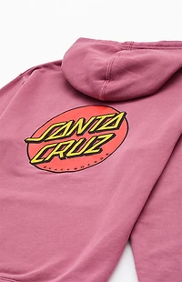 Santa Cruz Kids Maroon Classic Dot Hoodie