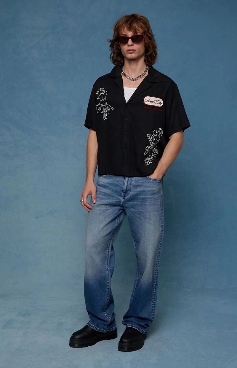 Pacsun Dylan Baggy Jeans Stretch Medium Blue