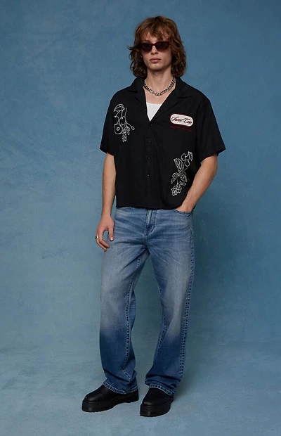 Pacsun Dylan Baggy Jeans Stretch Medium Blue