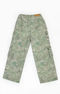 Pacsun Kids Camo Baggy Cargo Jeans
