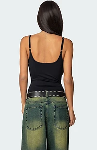 Edikted Teaghan Triangle Fitted Bodysuit