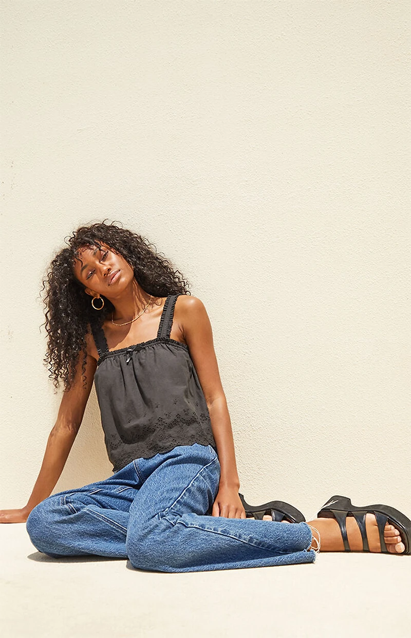 Beverly and Beck Aspyn Embroidered Tank Top