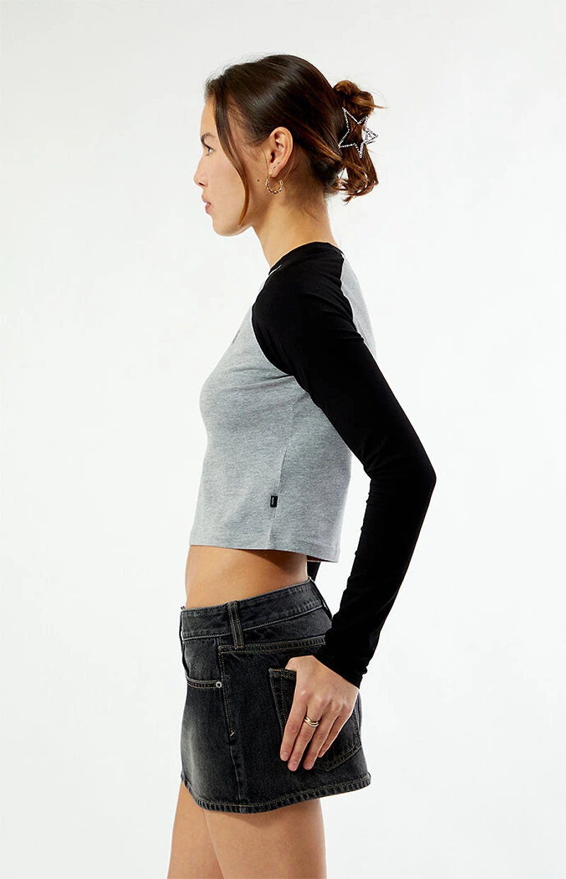 Guess Jeans Long Sleeve Baby Raglan T-Shirt