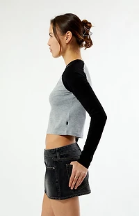 Guess Jeans Long Sleeve Baby Raglan T-Shirt