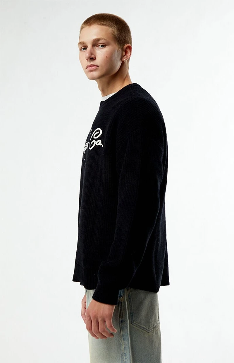 Pacsun Lodge Ribbed Knit Crew Neck Sweater