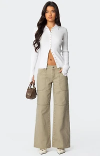 Edikted Morgan Low Rise Carpenter Jeans