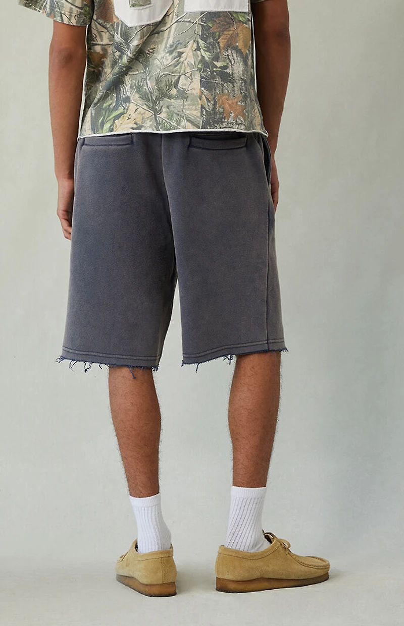 Pacsun Grey Fleece Baggy Sweat Shorts