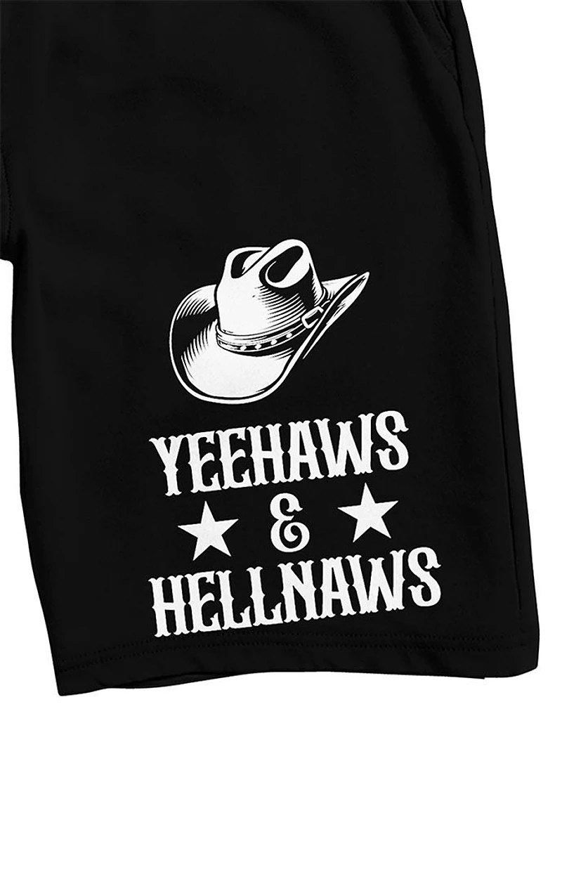 Yeehaws & Hellnaws Cowboy Sweat Shorts