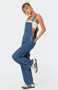 Edikted Rosemary Denim Overalls