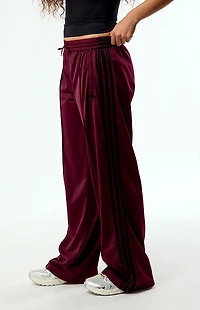 adidas Maroon Firebird Loose Track Pants