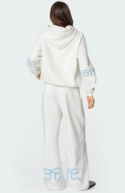 Edikted Bonney Bow Detail Sweatpants