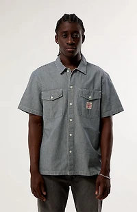 Levi's Striped Worker Short Sleeve Shirt
