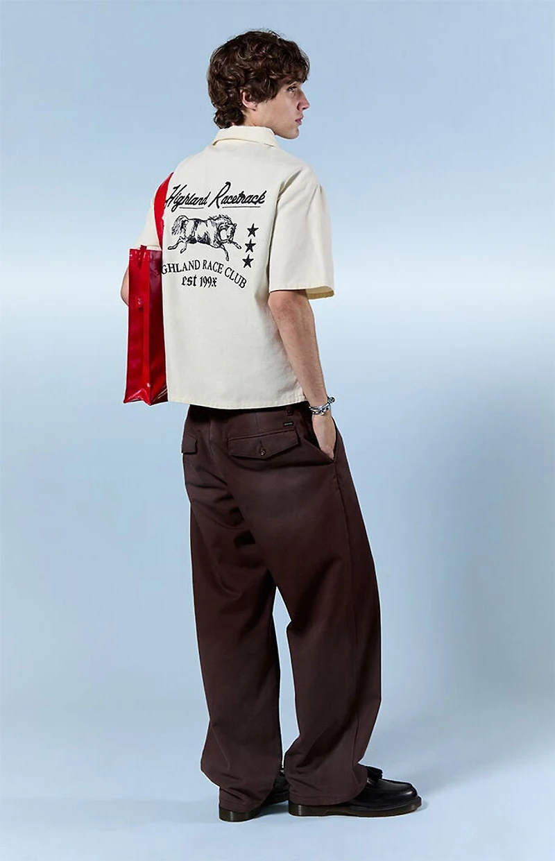 Pacsun Chino Pants Baggy Brown Pigment