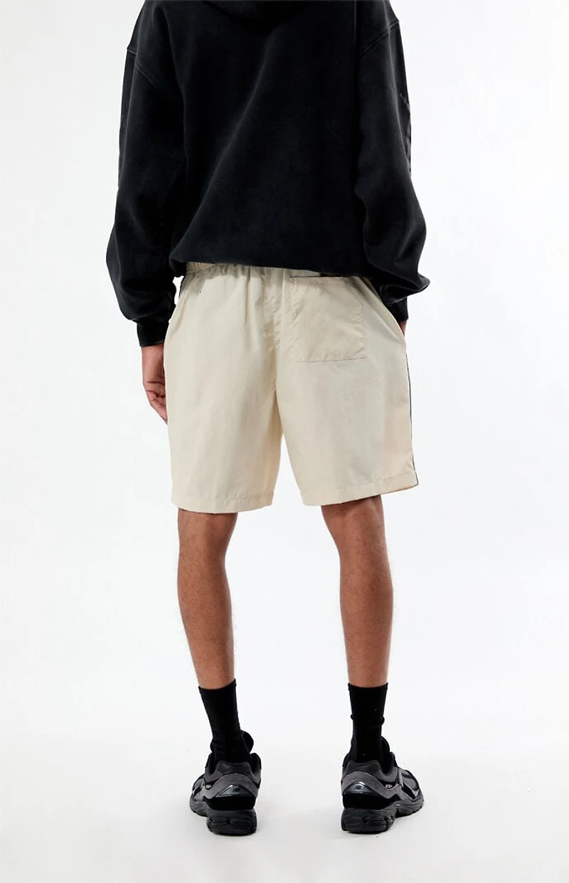 Pacsun Cream Piping Track Shorts