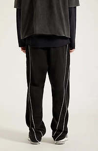 Pacsun Black Piping Track Sweatpants