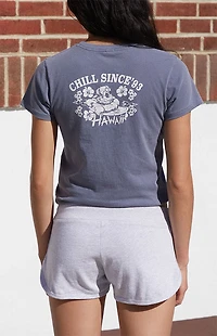 John Galt Silver Marcie Sweat Shorts