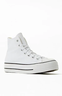 Converse Women's White Chuck Taylor Platform High Top Sneakers