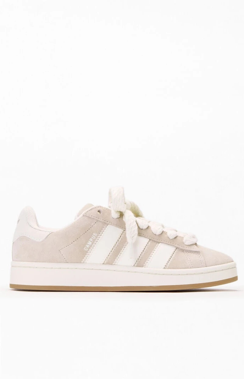 adidas Women's Tan & White Campus 00s Sneakers