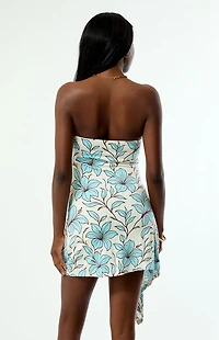 Your Favorite Emmie Strapless Floral Mini Dress