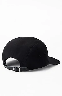 Supreme Black Washed Chino Twill Camp Hat