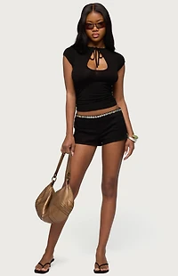 Edikted Karlah Keyhole Cutout Top