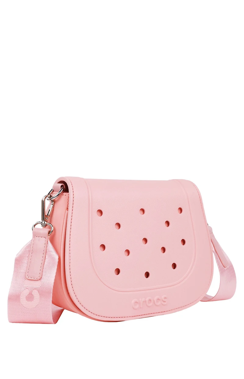 Crocs Pink Crossbody Bag