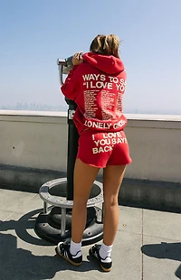LONELY GHOST Ways To Say ILY Zip Up Hoodie