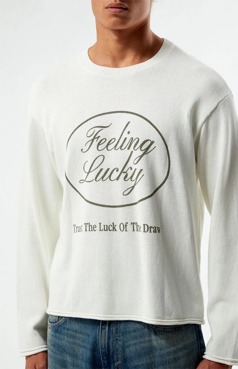Pacsun Feeling Lucky Crew Neck Sweater