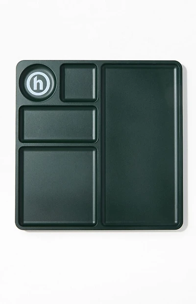 Hidden NY Dark Green Square Tray