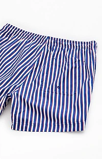 Pacsun Yacht Striped 4.5" Swim Trunks