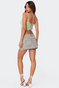 Edikted Amaya Sheer Lace Corset