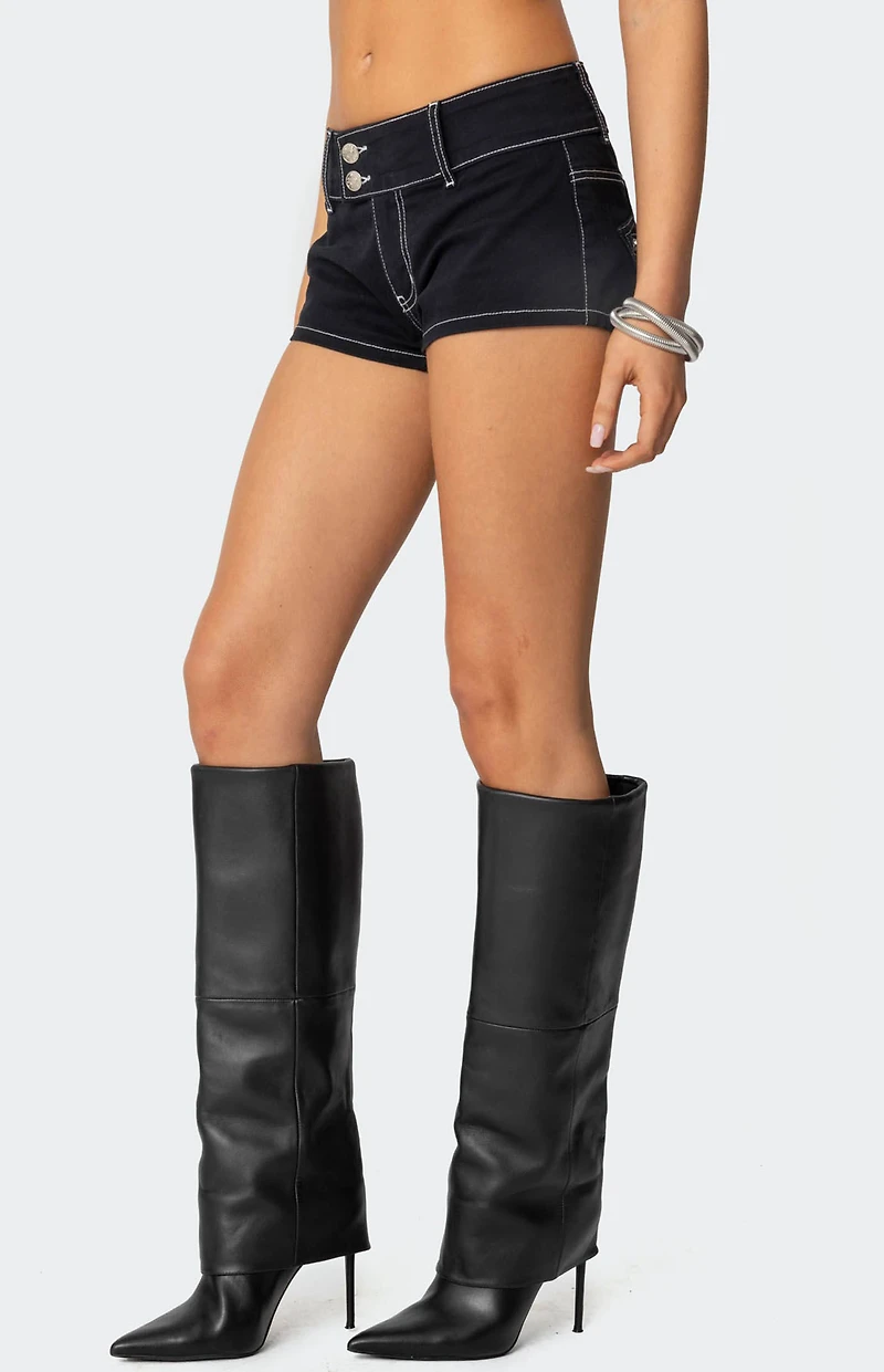 Edikted Yazi Star Micro Shorts