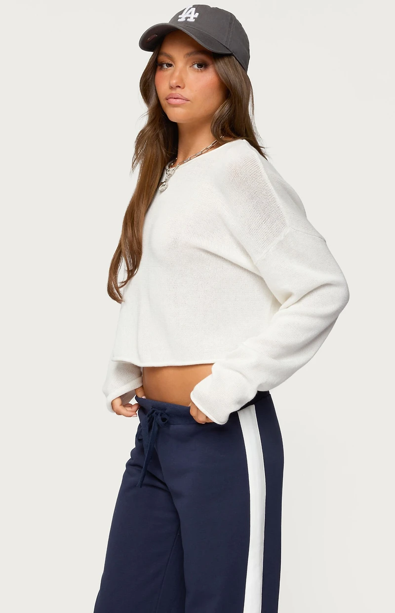 Edikted Leta Knit Long Sleeve Top