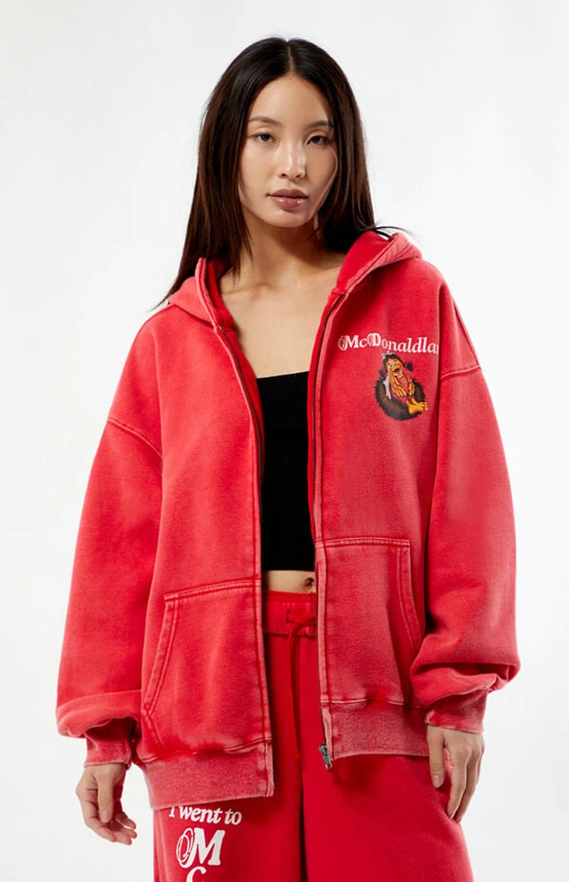 McDonaldland Everyone Knew You Zip Up Hoodie