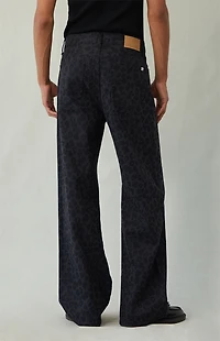 Pacsun Blake Extreme Baggy Jeans Leopard