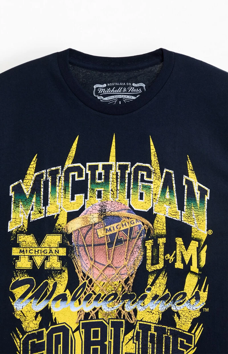 Mitchell & Ness Michigan Wolverines Basketball T-Shirt
