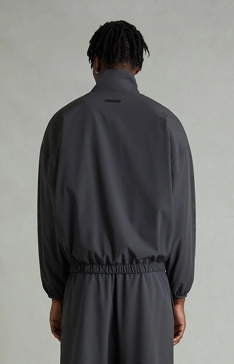 Fear of God ESSENTIALS Iron Gray Half-Zip Track Jacket