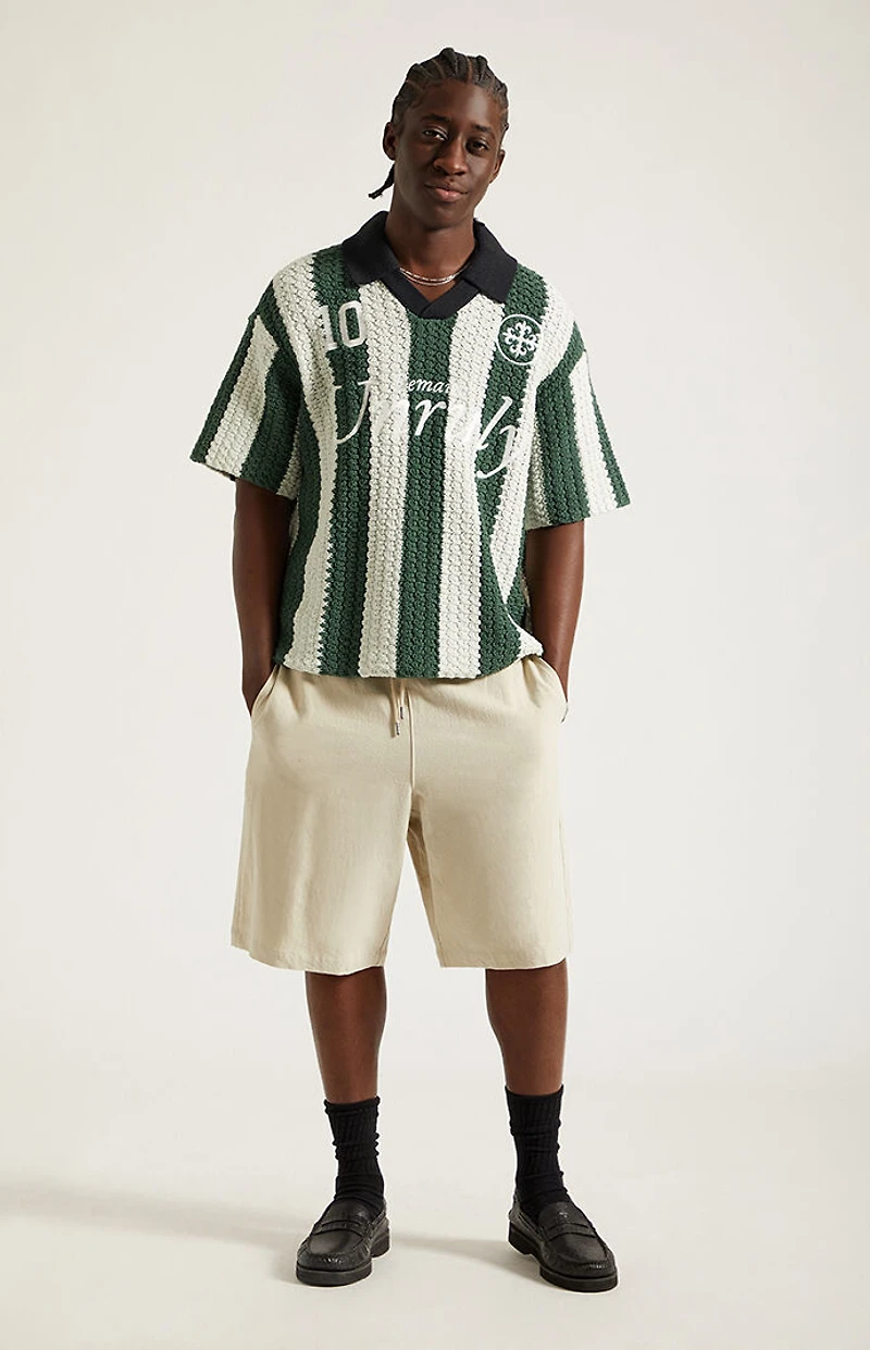 Pacsun Cream Linen Shorts