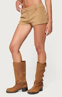 Edikted Kyler Corduroy Micro Shorts
