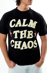 Pacsun Calm The Chaos Boxy Puff Graphic T-Shirt