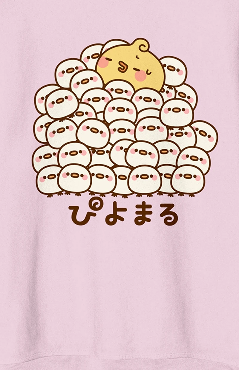 Piyomaru Group Shot Crew Neck Sweatshirt