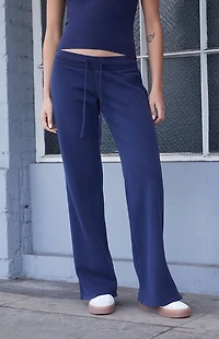 John Galt Dark Blue Hilary Soft Baggy Sweatpants