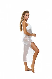 VYB White Camden Crochet Maxi Dress